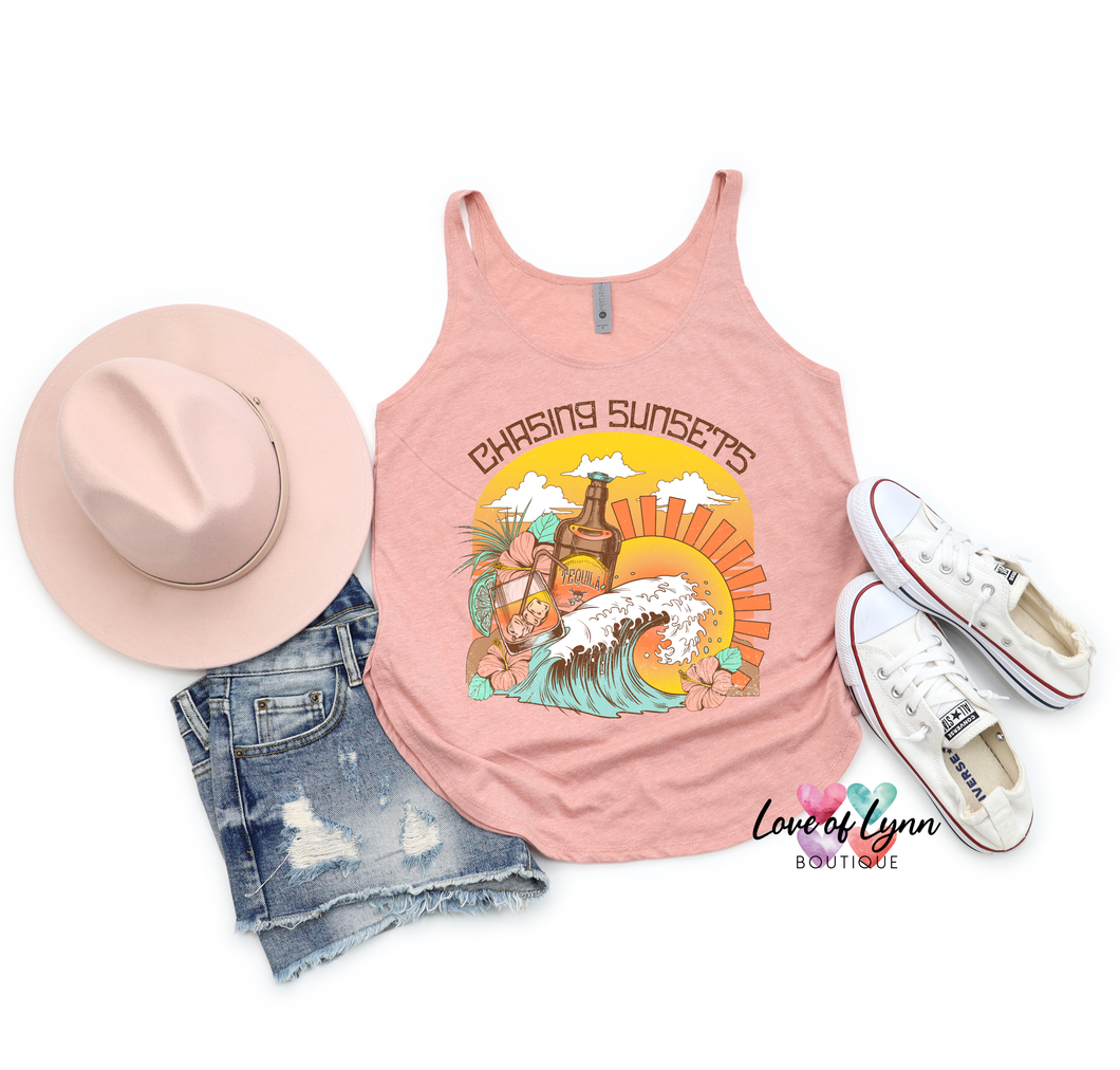 Chasing Sunsets Tank