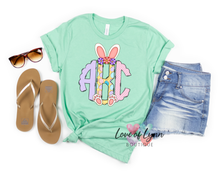 Load image into Gallery viewer, Easter Bunny Ear Monogram
