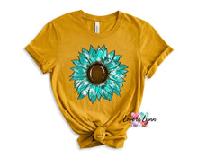 Load image into Gallery viewer, Teal Sunflower
