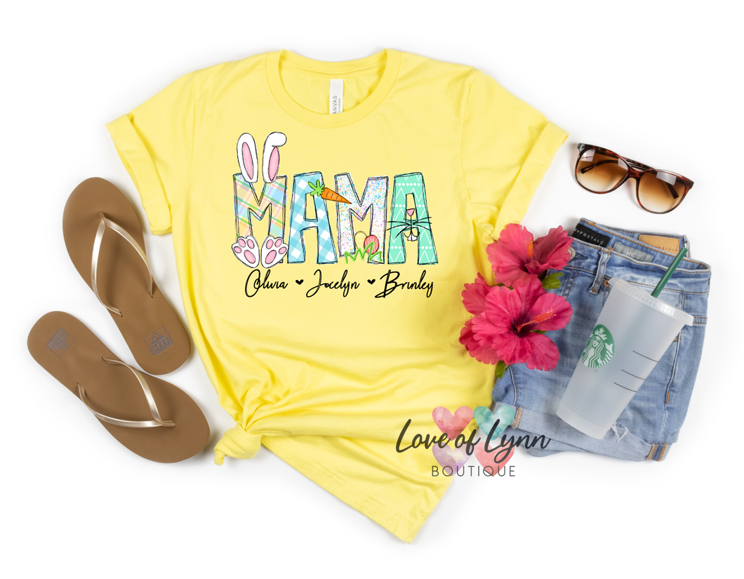 Easter Alpha Mama (& more) Tee
