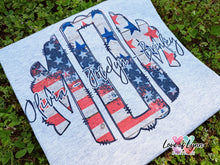 Load image into Gallery viewer, Patriotic MOM Circle Monogram
