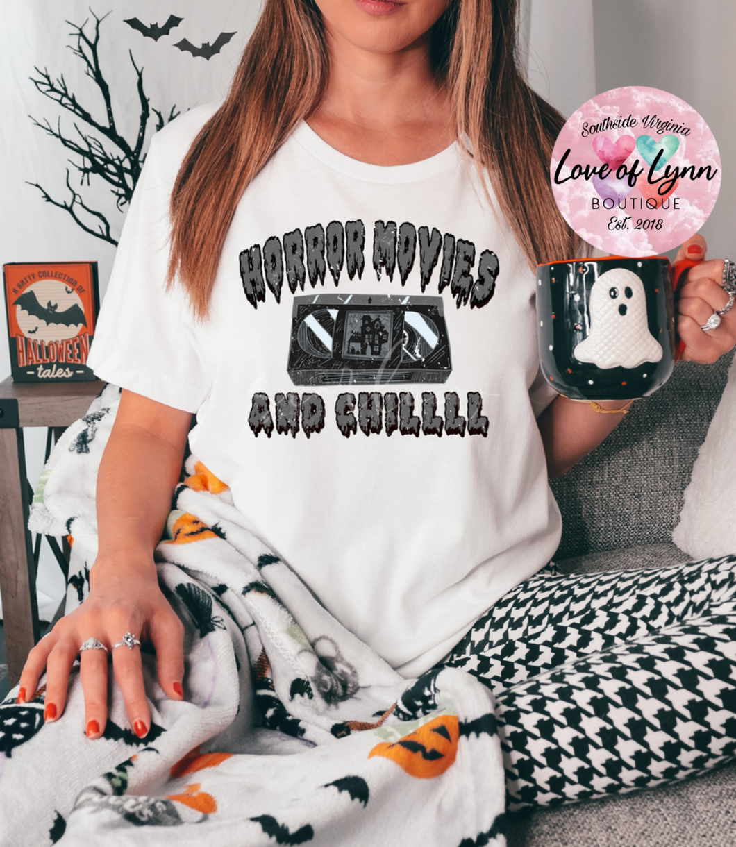 Horror Movies & Chill VHS Tape