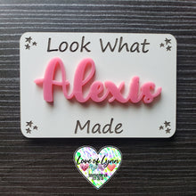 Load image into Gallery viewer, Look What I Made - Personalized Magnets
