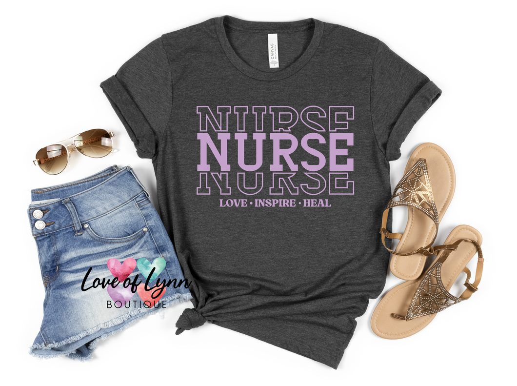 Nurse Stacked Purple