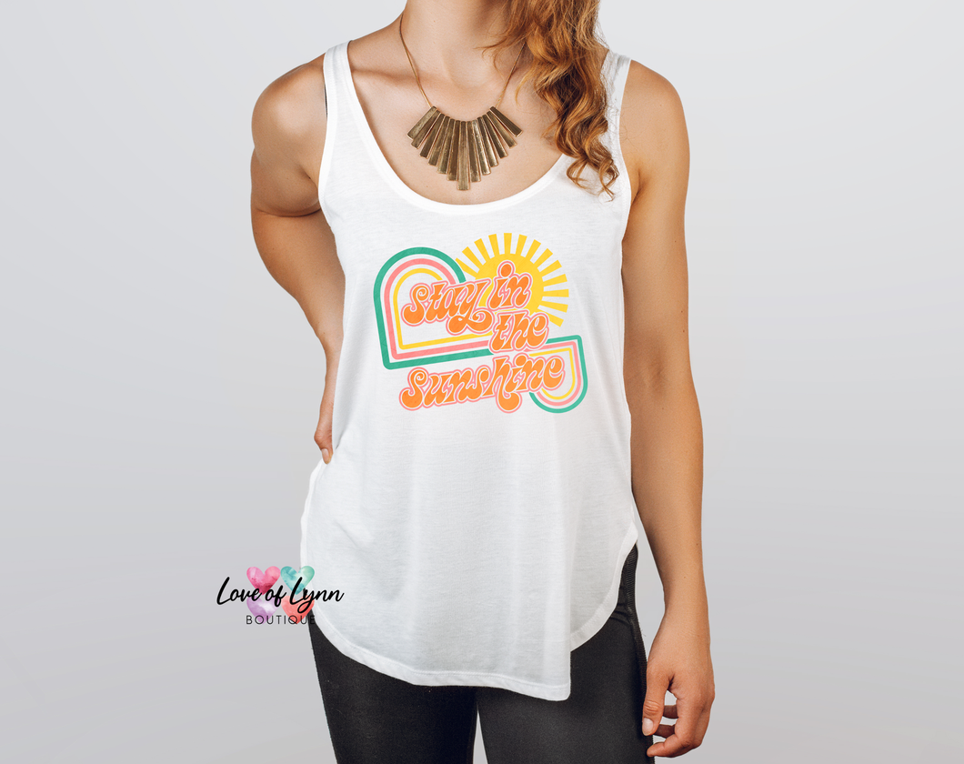 Stay In The Sunshine Tank