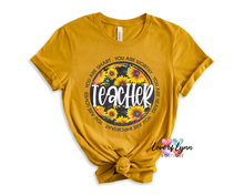 Load image into Gallery viewer, Teacher Sunflower Circle
