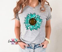 Load image into Gallery viewer, Teal Sunflower
