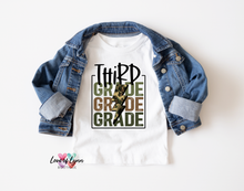 Load image into Gallery viewer, Camo Lightning Bolt Grade Tees
