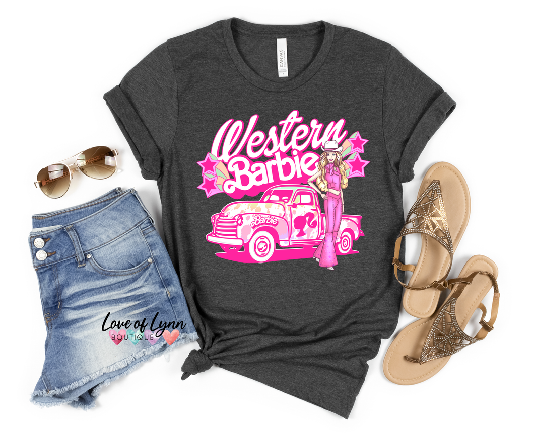 Western Barbie with Truck