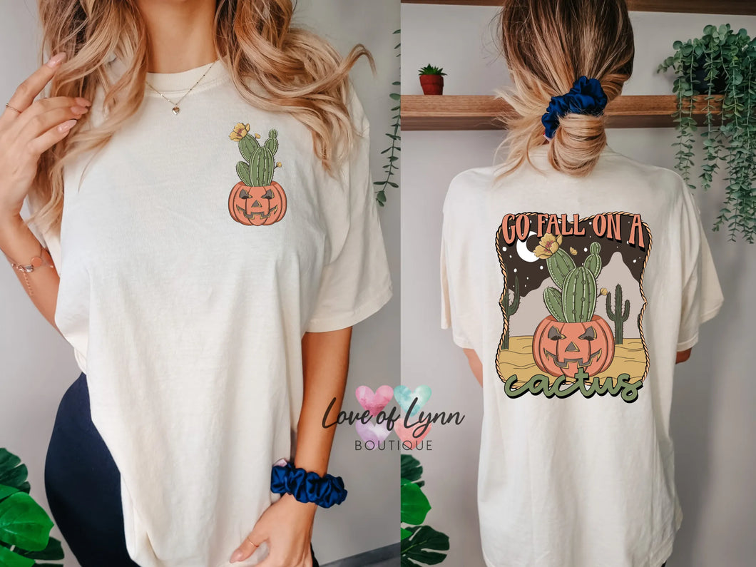 Fall on a Cactus Comfort Colors Tee