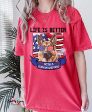 Load image into Gallery viewer, Life is Better With A Dog - Patriotic Edition
