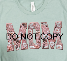 Load image into Gallery viewer, MOM Floral Faux Embroidery
